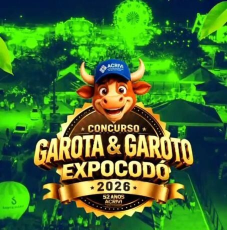 Inscrições abertas para o concurso oficial Garoto e Garota Agro Expocodó 2026 – A Força Jovem do Agro