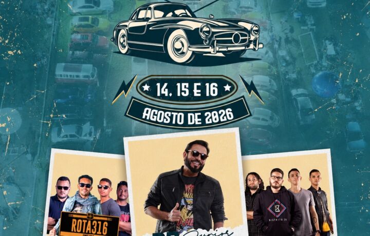 5º Encontro de Clássicos Antigos movimenta Codó com exposição de veículos, música e lazer nos dias 14, 15 e 16 de agosto