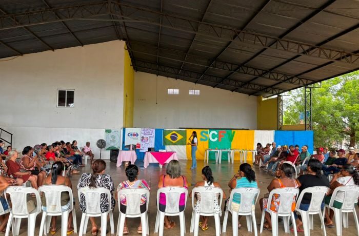 SEMMAM realiza palestra de Educação Ambiental para idosos no bairro Santo Antônio