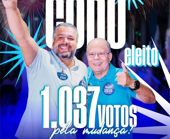 Diogo Tito mostra força dando 1.037 votos para Hildo Rocha
